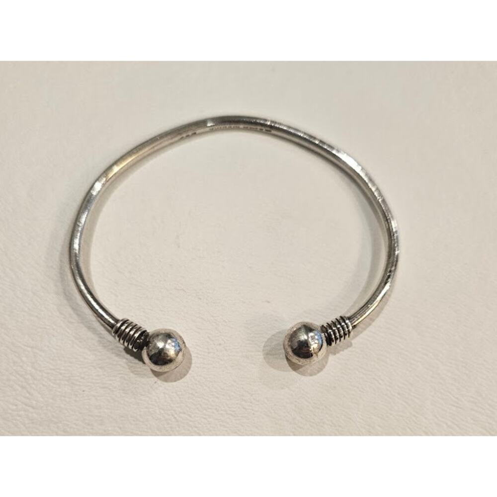 Sterling Silver 925 Cuff Bracelet 2.5" diameterTaxco Mexico